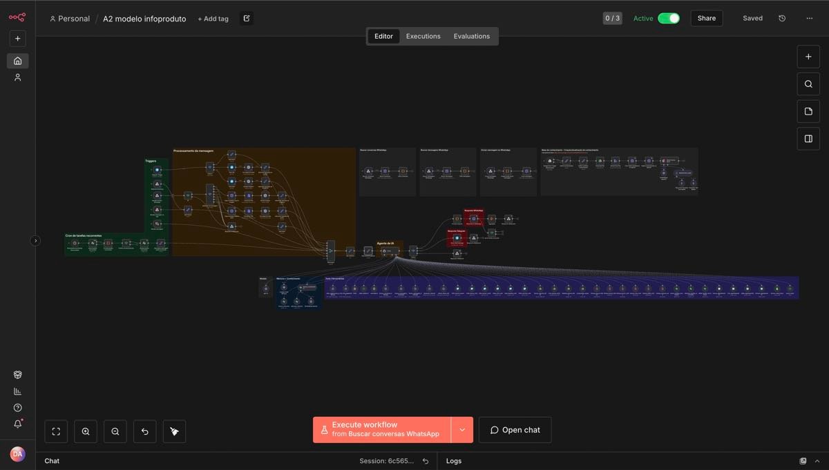 Fluxo N8N do A2 - Assistente Produtivo Universal